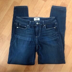 Paige Jeans Womens Size 26 Verdugo Ankle Skinny Blue Lana Dark Wash
